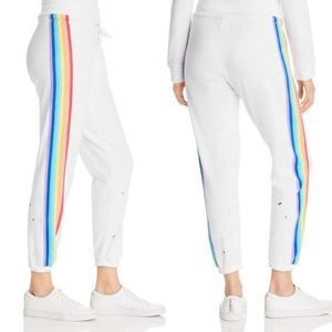 CHASER rainbow stripe sweatpants XS